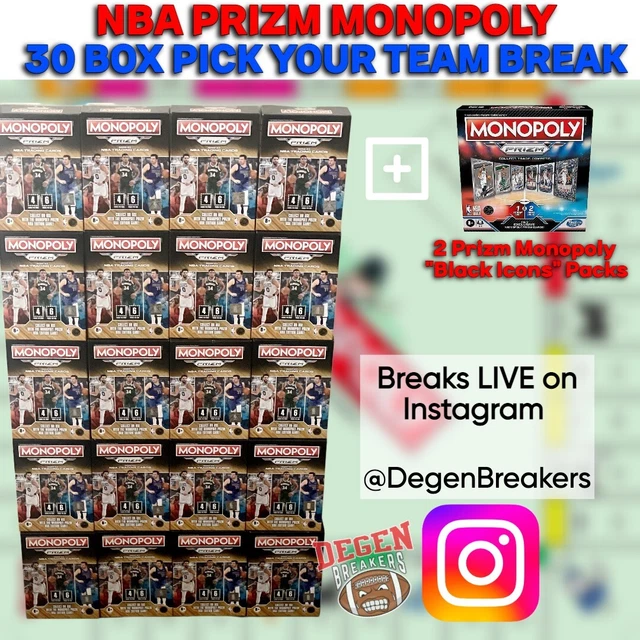 MINNESOTA TIMBERWOLVES X 30 Box 202223 Prizm Monopoly Basketball Break