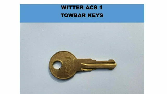 Witter, Tow Trust, PCT Towbar Key Keys Cut to Code ACS Series (ACS01 to ACS10