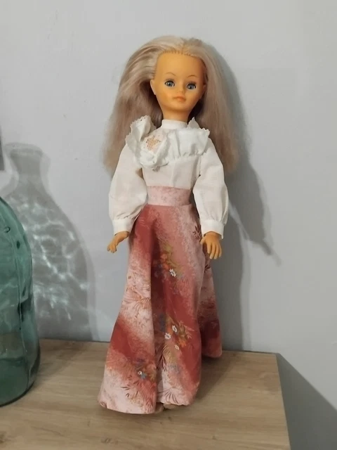 POUPÉE MANNEQUIN NATHIE de Bella Blonde aux jambes raides - Vintage années 70 EUR 50,00