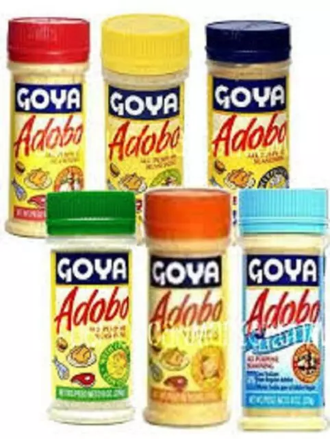 Goya Adobo All Purpose Seasoning Variety of Flavors---PICK ONE