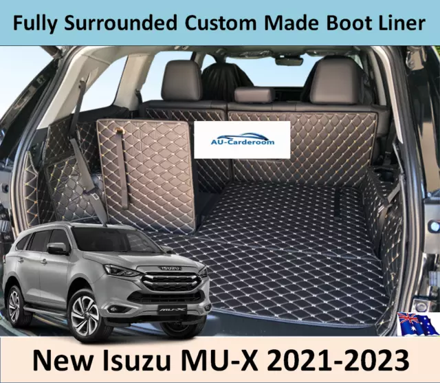 For the Isuzu MU-X 2021-2023 Custom Made Trunk Boot Mats Liner Cargo Mat Cover