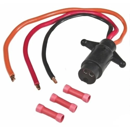 MOTOR SIDE FEMALE 3 Wire Trolling Motor Plug for Boats 8 Gauge Wire