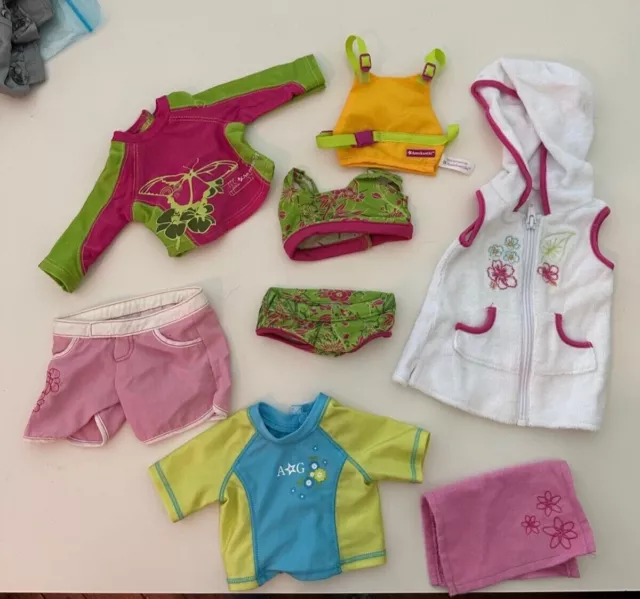 American Girl Jess's Kayak and Swim Outfit - Retired and Bonus Swim Clothes