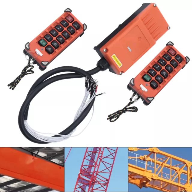 Industrial Crane Remote Controller Wireless Hoist Lift Switches Professional