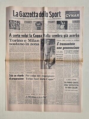 Gazette Dello Sport 26 Septembre 1973 Mazzola Monzon Bally Gigi Riva 