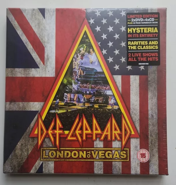 Def Leppard - London To Vegas - 4 x CD + 2 x DVD + Book - Box Set NEW & SEALED