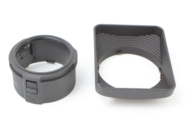 [Unused in BOX] RICOH GH-2 Lens Hood & Adapter For GR Digital III IV From JAPAN 3