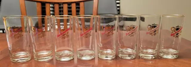 8 Old Fitzgerald Gold Trimmed Glasses Kentucky Bourbon Whiskey Glass 12 oz LKNU