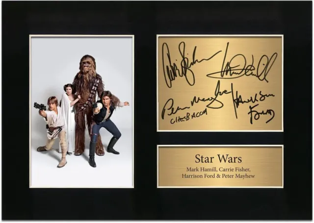 Star Wars A4 Signed Limited Edition Print Memorabilia Poster