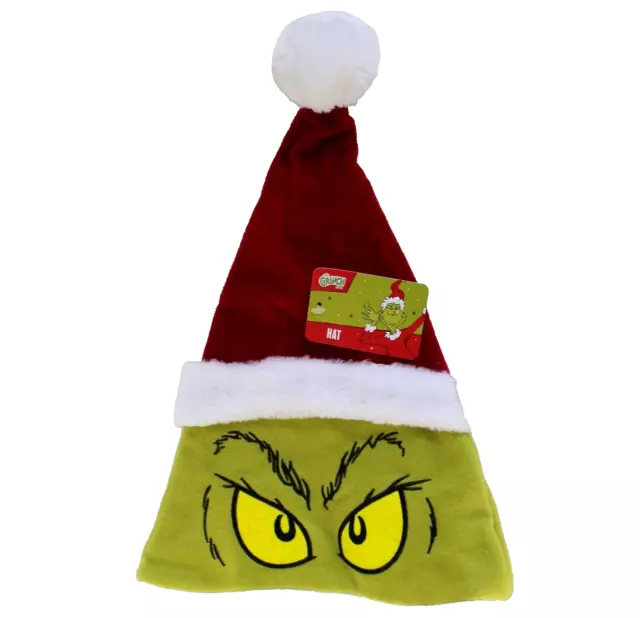 Dr. Seuss The Grinch Santa Hat Ruz 2023