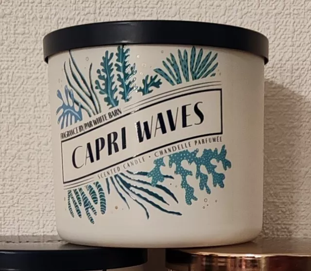 Bath And Body Works Kerze 411g Capri Waves Neu 3 Docht Kerze Candle