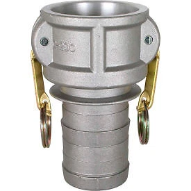 2" Aluminum Camlock Fitting - Male Barb x Female Coupler Thread Be Pressure