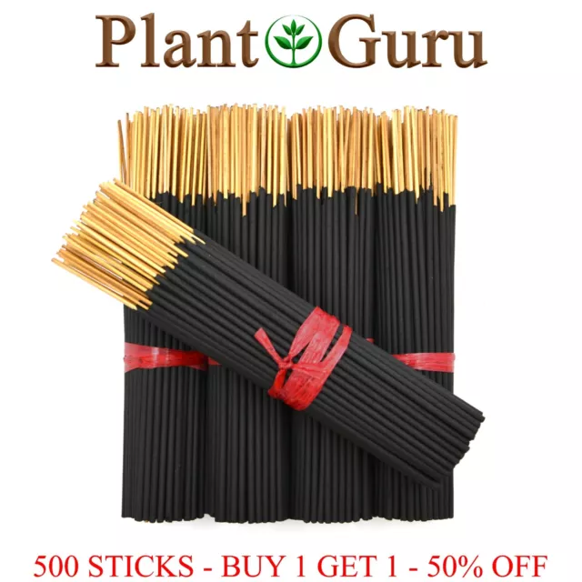 500 Incense Sticks 7" Bulk Wholesale Pack Hand Dipped Mix Match Variety Lot