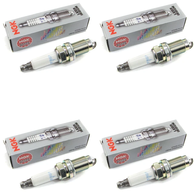 Jeu De 4 Bougies NGK IZFR6P7 Pour Audi A1 (8X1) 1.2 TFSI 86 CH - Neufes Sous Blister