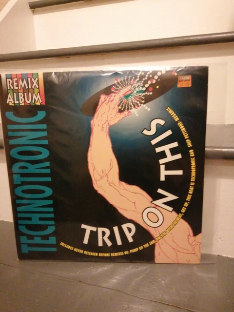 Technotronic Trip On This The Remixes 1990 Uk Vinyl Lp A1/B1 Vg/Vg + Free Flexi