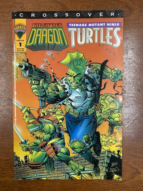 The Savage Dragon TMNT Teenage Mutant Ninja Turtles #1 1993 Mirage Crossover