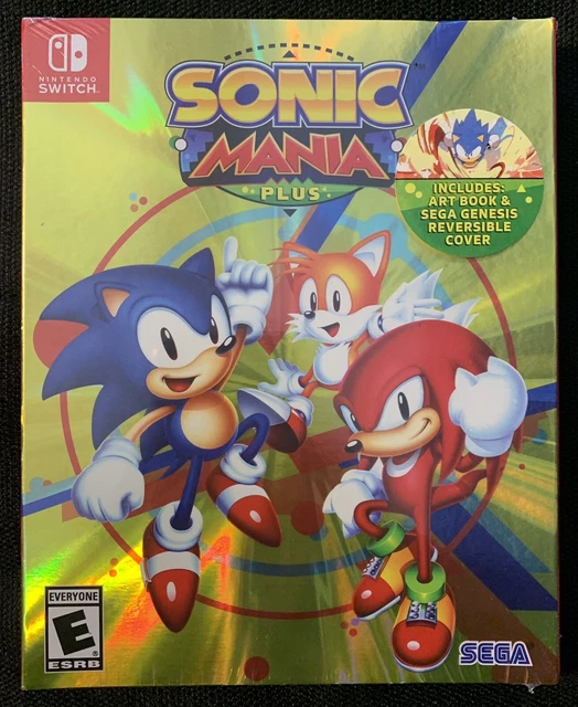 Sonic Mania PLUS Cover Art: Reversible Insert & Case for 