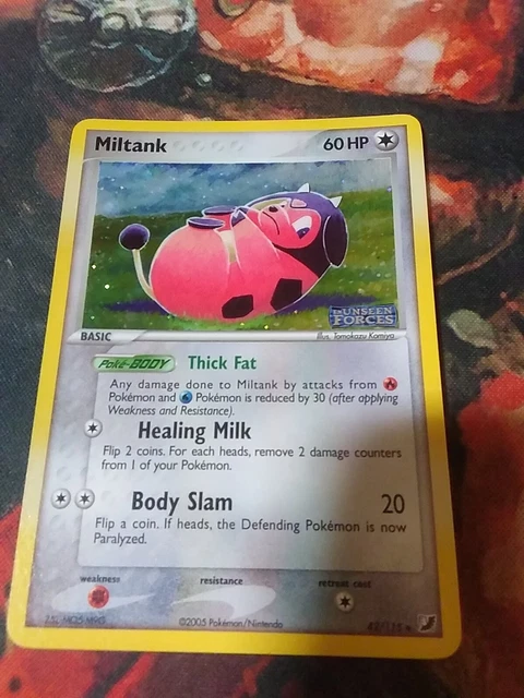 Miltank Reverse Holo EX Unseen Forces - 42/115 - NM/LP - Pokemon TCG