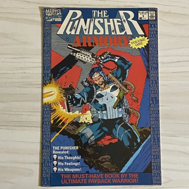 Punisher Armory #1 Newsstand Marvel Comics 1990