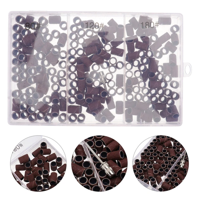 Toile Abrasive En Résine Cercle De Manucure Boîte Bande Ponçage Des Ongles