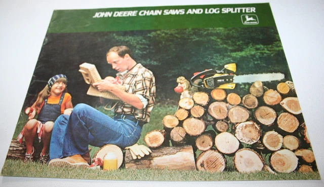 John Deere Chain Saws and Log Splitter Brochure 1977 30 40V 50V 60V 70V No. 5