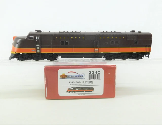 HO Broadway Limited BLI 2340 IC Illinois Central EMD E6A Diesel #4003 - Paragon2