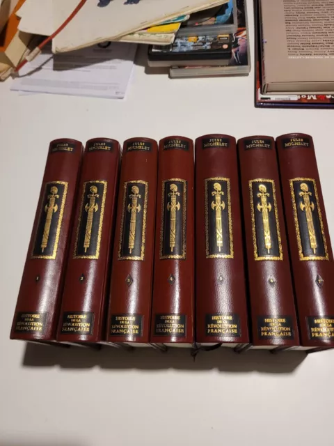 Histoire De La Révolution Française Jules Michelet 7 Vol  Jean De Bonnot