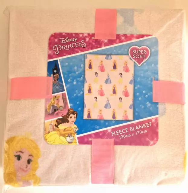 Disney Princess Fleece Blanket Soft Cosy Extra Large Throw Blanket