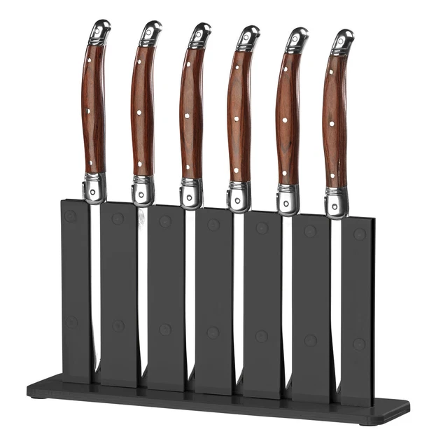 Lot De 6 Couteaux Laguiole Avec Certificat D'authenticité - Gris - Occasion
