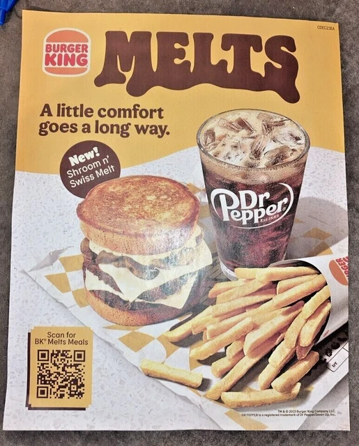 20 BURGER KING Coupons Expires 2/18/2024 Whopper Meal Deals Croissan