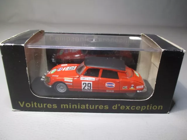 LG914 ELIGOR V4392 1/43 1:43 Voiture Citroen DS 21 29 Rallye Maroc 1972 orange