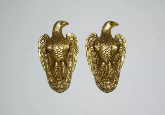 Brass Falcon Bird Knocker Set Of 02 Pieces Eagle Door Bell Ring Home Decor EK160 2