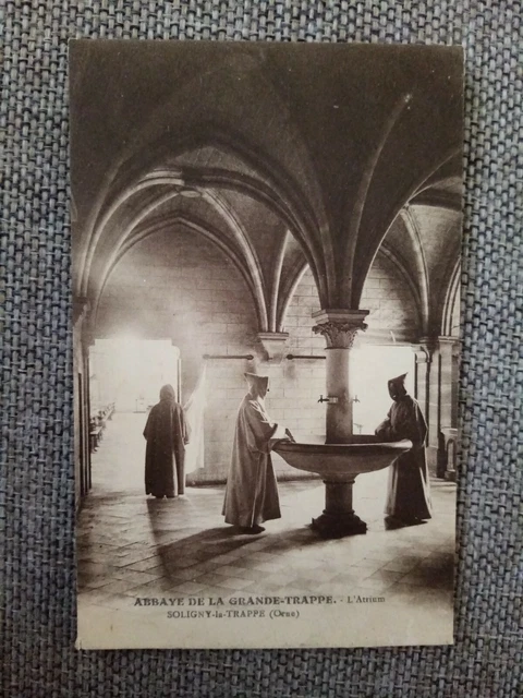 Cpa Abbaye De La Grande Trappe L Atrium  Soligny La Trappe