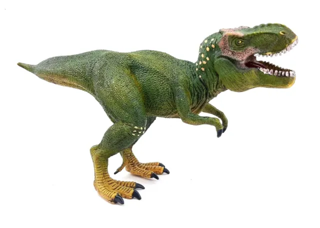 Schleich Green 11" Tyrannosaurus Rex T-Rex Green Dinosaur