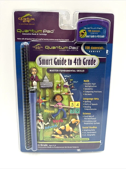Quantum Leap Pad Interactive Book Cartridge Smart Guide To 4th Grade