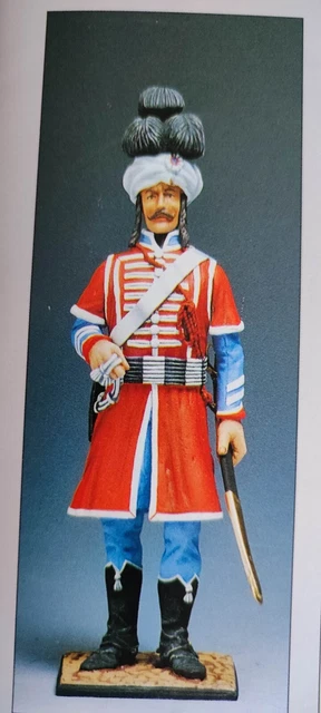 Figurine Le Cimier – Officier Dragons De La Garde Impériale – 54mm – Plomb Peint