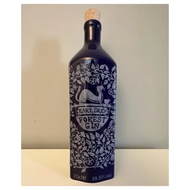 Earl Grey Forest Gin Bottle 70cl Porcelain Collectable