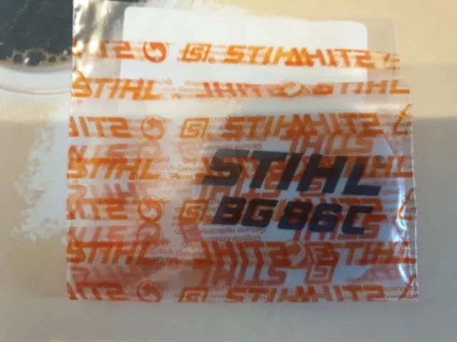4241 Stihl Typenschild Blasgerät BG 86 C BG86C