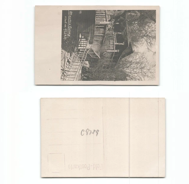 (c9789)   Fotoansichtskarte  Offiziershaus Cornay Argonnen, 1.Wk,Nachlass W