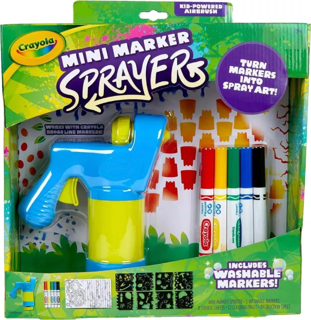 MINION MARKER AIRBRUSH Despicable Me Toy Arts Crafts Crayola Child Kids Boy  Girl