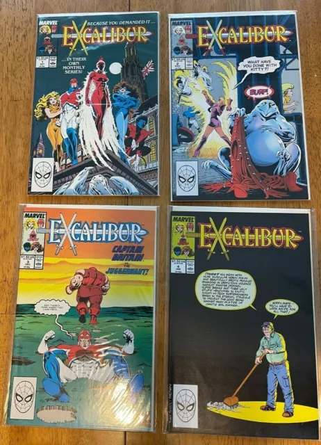 NM PROTECTED Marvel Comics Excalibur Vol 1 (1988 Series) #1-4 // Pick Your Issue