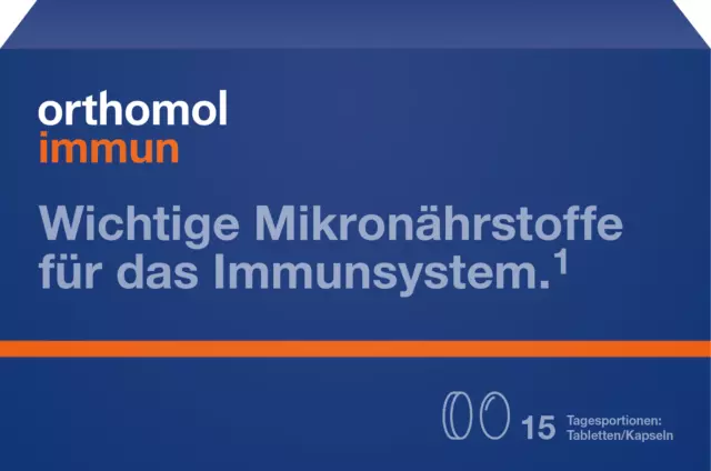 ORTHOMOL Immun, 15 Tagesportionen Tabletten / Kapseln, ,PZN 1319927