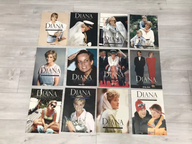 Princess Diana The Untold Story, Daily Mail - Complete 12 Part Set