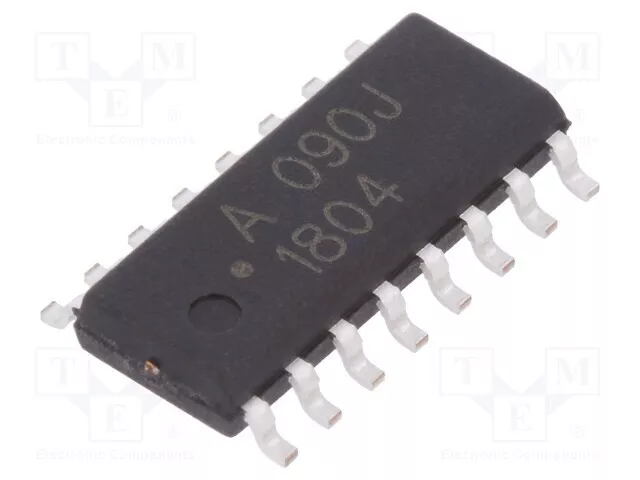 1 pcs x BROADCOM (AVAGO) - HCPL-090J-000E - Optocoupler, SMD, Ch: 4, OUT: isolat