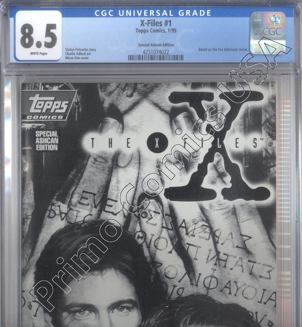 PRIMO: X-FILES #1 Special Ashcan Edition 1995 Topps comics CGC 8.5 VF+