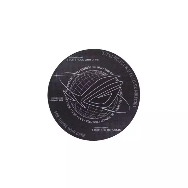 Asus ROG Cosmic Mat, Tappetino per sedia Nero Poliestere Gomma 1170x1170mm