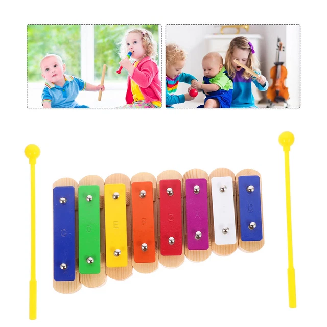 Xilofono Bambini 15 Note VGEBY: Strumento Didattico Colorato Con 2 Bacchette, Perfetto Per Avvicinare I Piccoli Alla Musica!