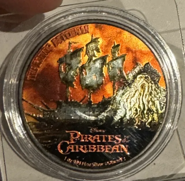 2021 Niue Pirates of the Caribbean Flying Dutchman Edition 1 oz Silver Coin .999