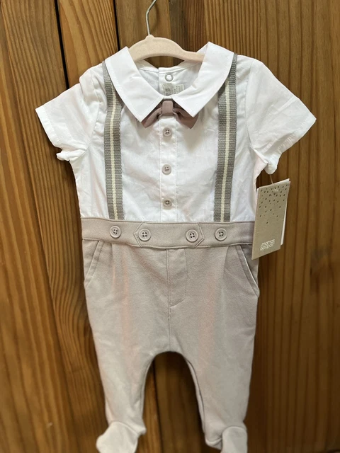 mamas and papas 0-3 months baby boy smart occasion wear wedding outfit