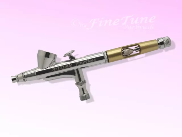 FineTune FT-730 NailArt - Ladyline gold Double Action Airbrushpistole 0,3mm